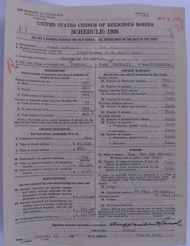 Scan of Roman Catholic Church: 7735