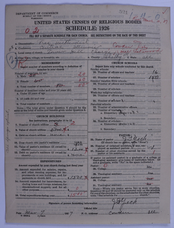 Scan of Free Methodist Church of North America: 521