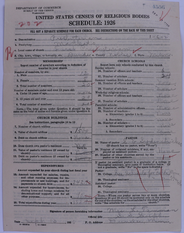 Scan of Presbyterian Church in the United States of America: 4556