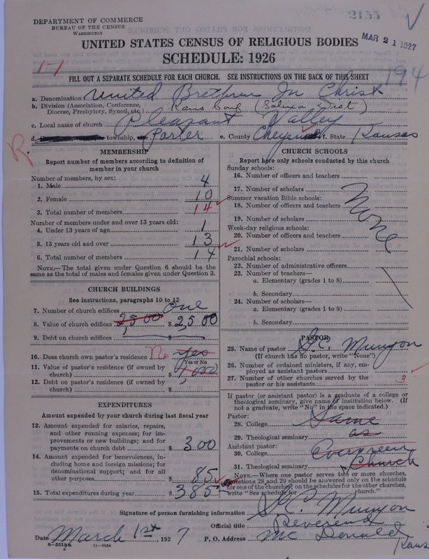Scan of Church of the United Brethren in Christ: 2155