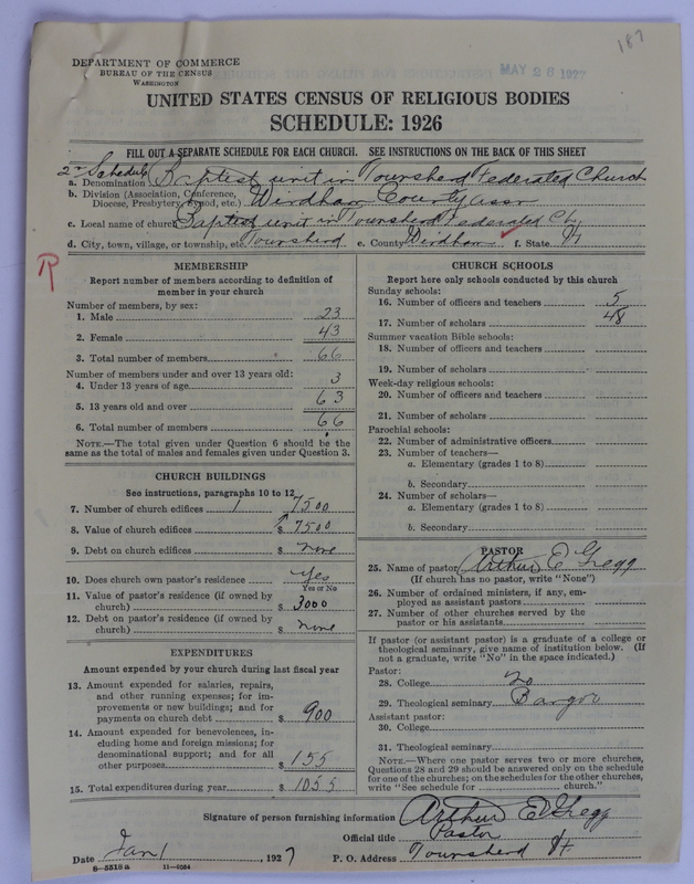 Scan of Federated Churches: 70