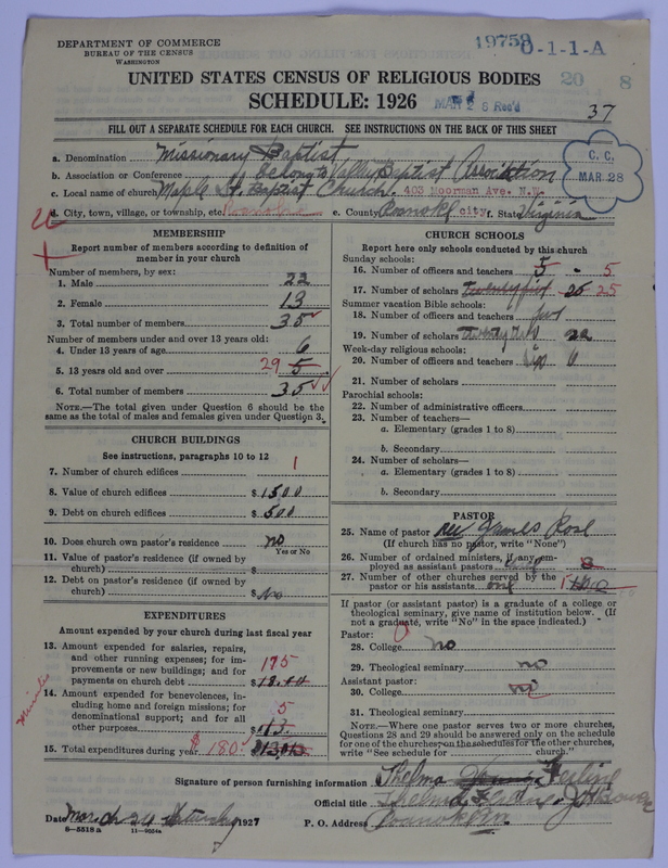 Scan of Negro Baptists: 19759
