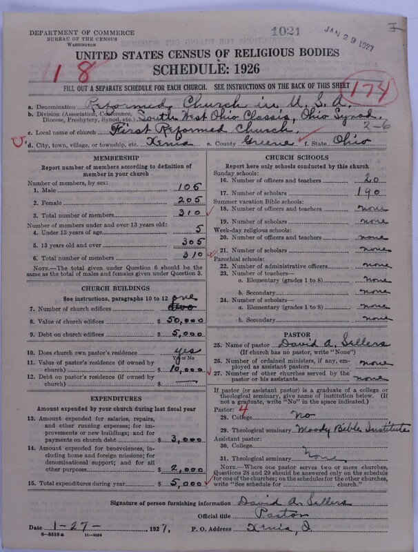 Scan of Reformed Church in the United States: 1021