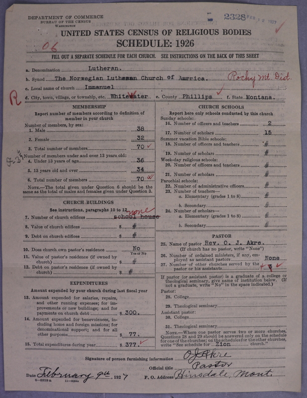 Scan of Norwegian Lutheran Church of America: 2328