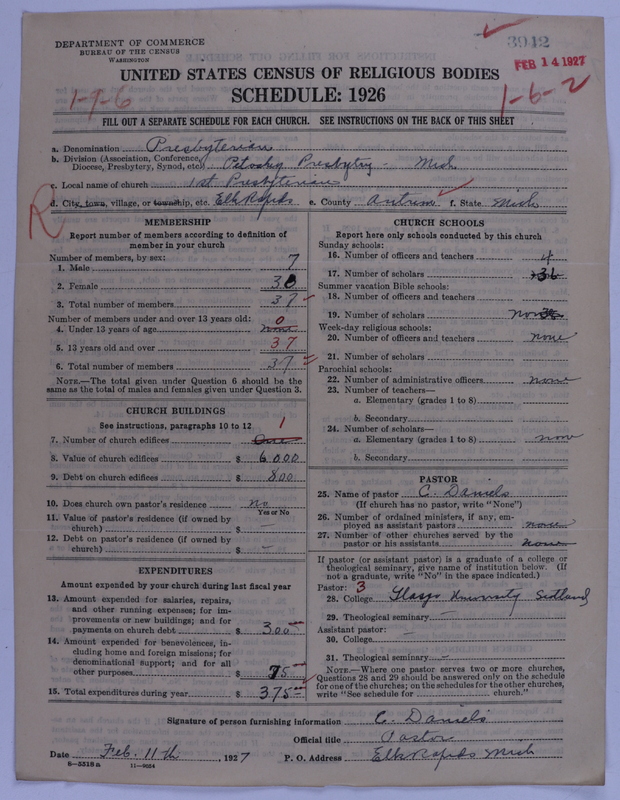 Scan of Presbyterian Church in the United States of America: 3942