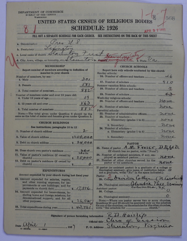 Scan of Presbyterian Church in the United States: 568