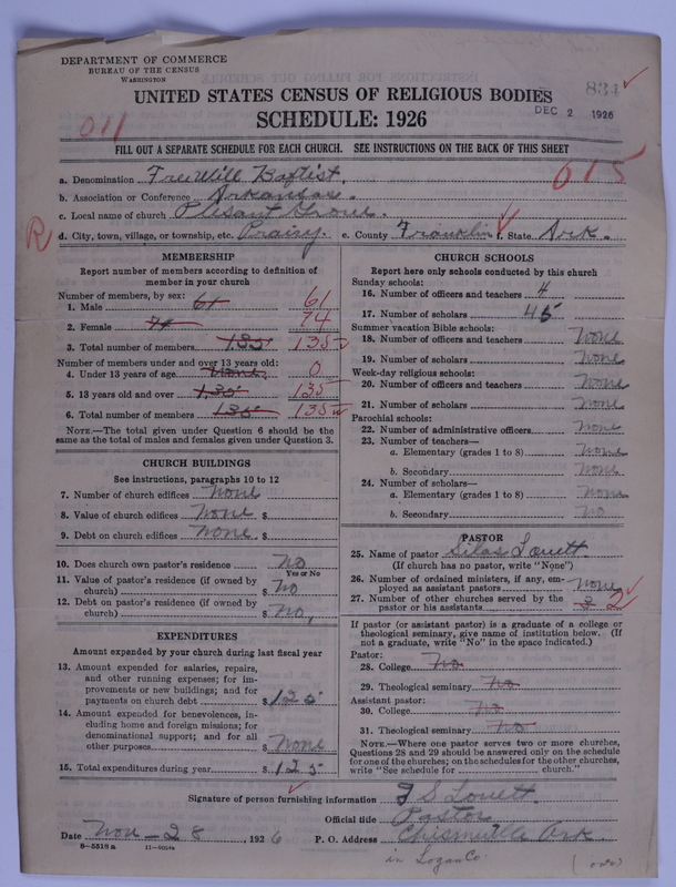 Scan of Free Will Baptists: 834
