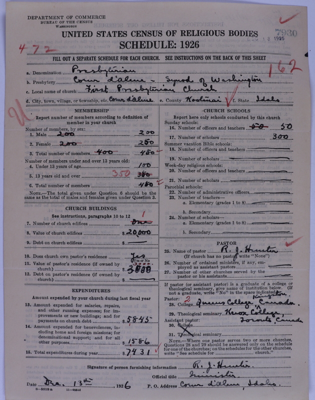 Scan of Presbyterian Church in the United States of America: 7930
