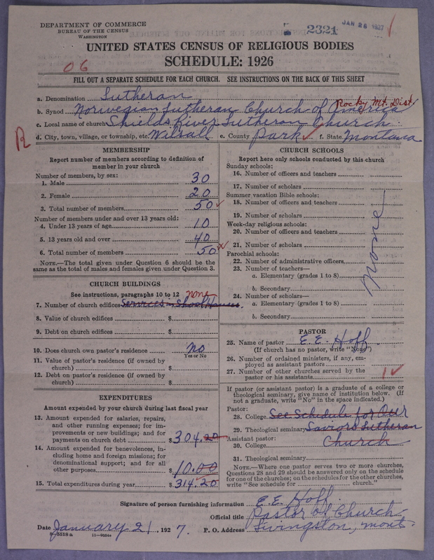 Scan of Norwegian Lutheran Church of America: 2321