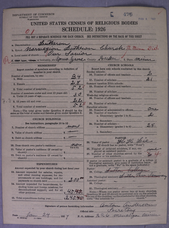 Scan of Norwegian Lutheran Church of America: 476