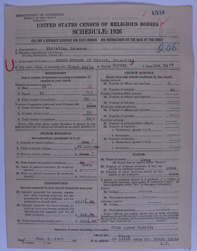 Scan of Church of Christ, Scientist: 1334