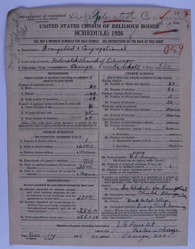 Scan of Federated Churches: 29