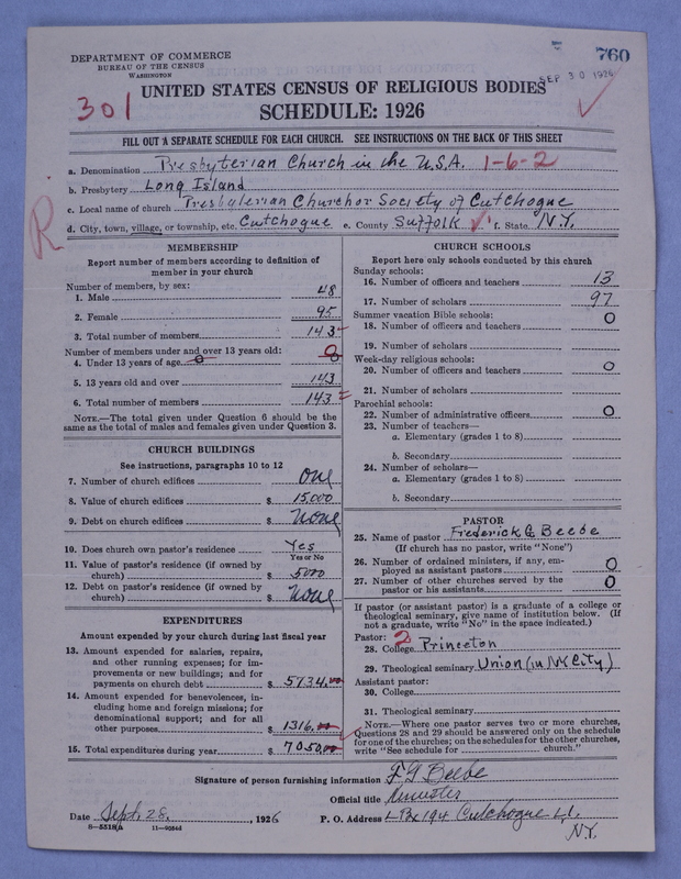 Scan of Presbyterian Church in the United States of America: 760