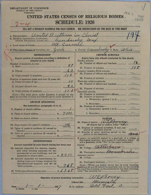 Scan of Church of the United Brethren in Christ: 989