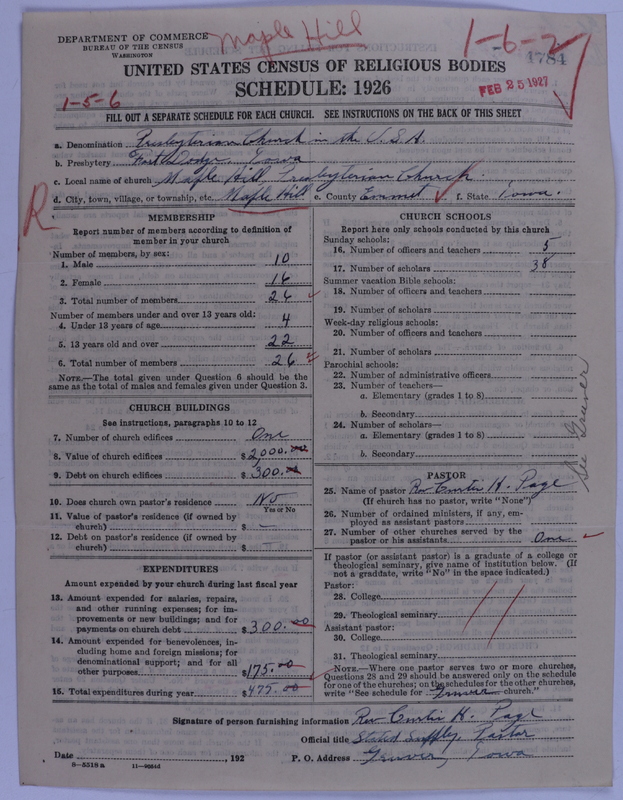 Scan of Presbyterian Church in the United States of America: 4784