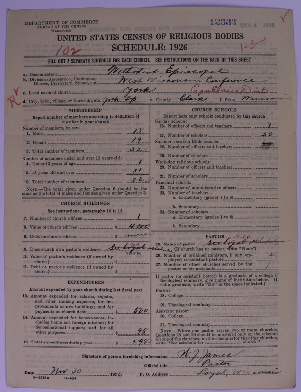 Scan of Methodist Episcopal Church: 12333