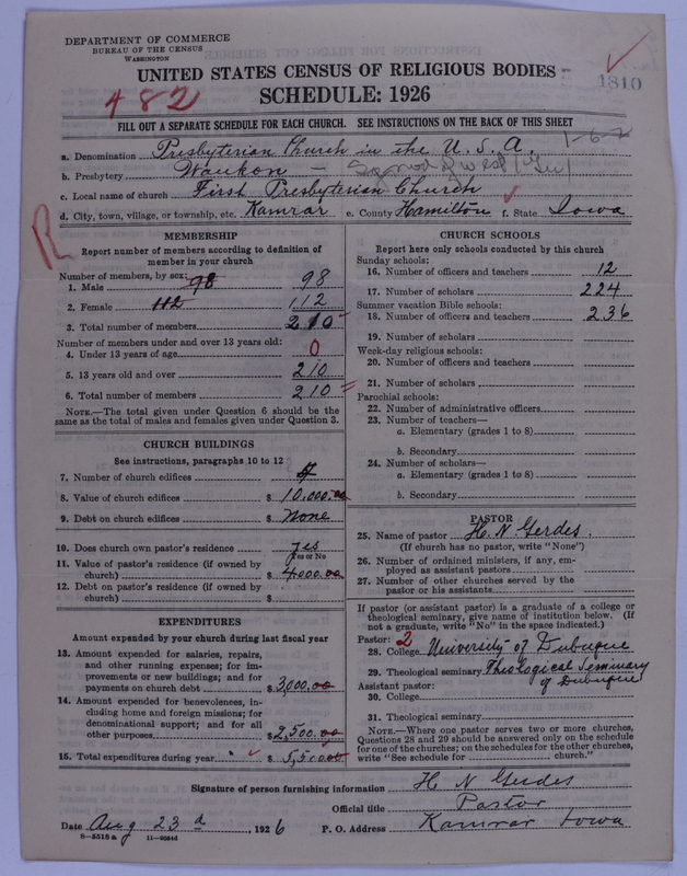 Scan of Presbyterian Church in the United States of America: 4810