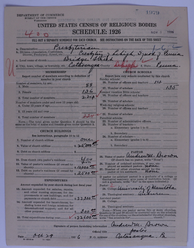 Scan of Presbyterian Church in the United States of America: 1979