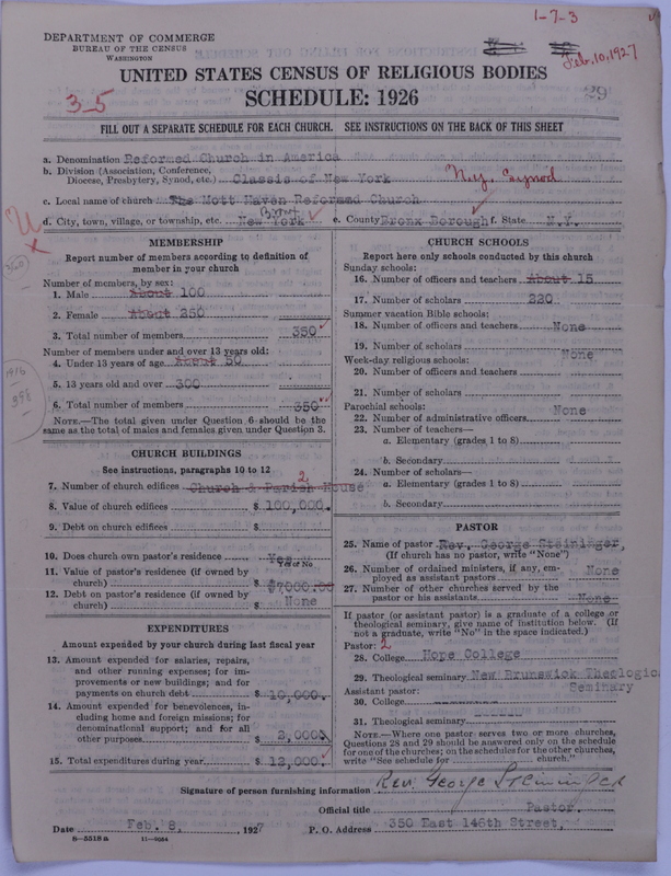 Scan of Reformed Church in America: 29