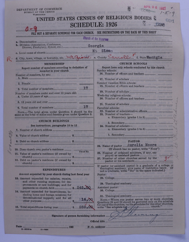 Scan of Church of the Nazarene: 691