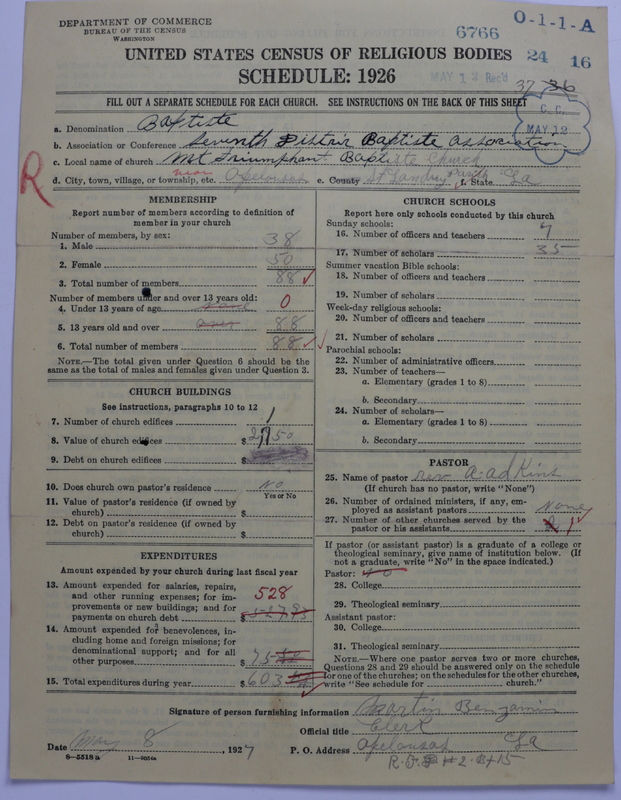 Scan of Negro Baptists: 6766