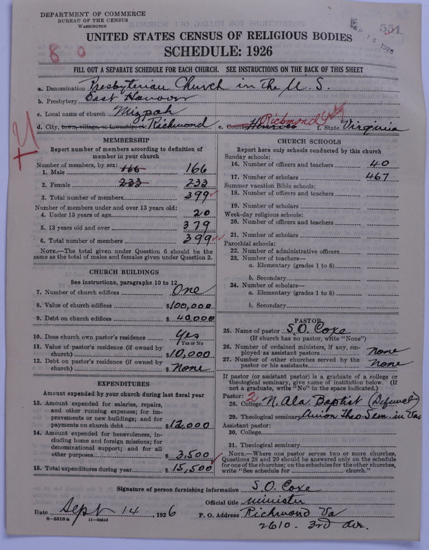 Scan of Presbyterian Church in the United States: 551