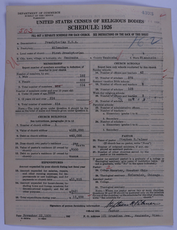 Scan of Presbyterian Church in the United States of America: 4373