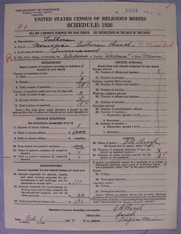 Scan of Norwegian Lutheran Church of America: 1184