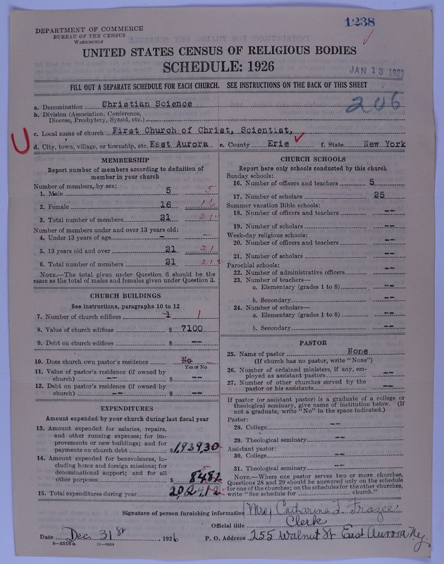 Scan of Church of Christ, Scientist: 1238