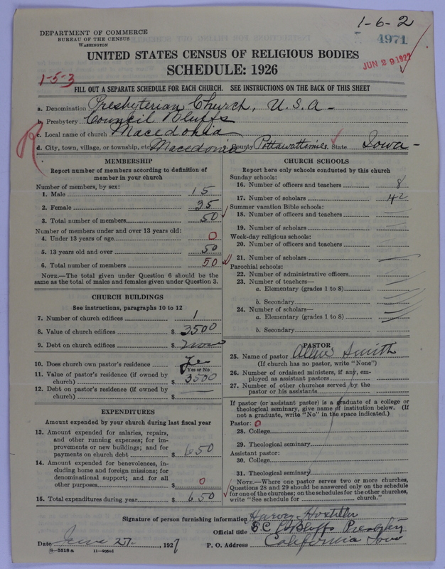 Scan of Presbyterian Church in the United States of America: 4971