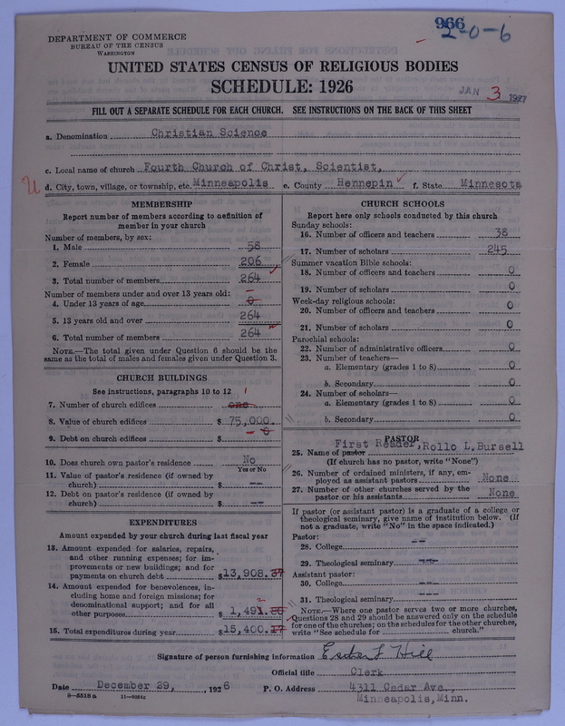 Scan of Church of Christ, Scientist: 966
