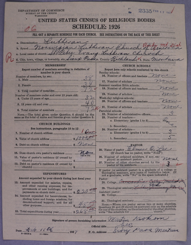 Scan of Norwegian Lutheran Church of America: 2335