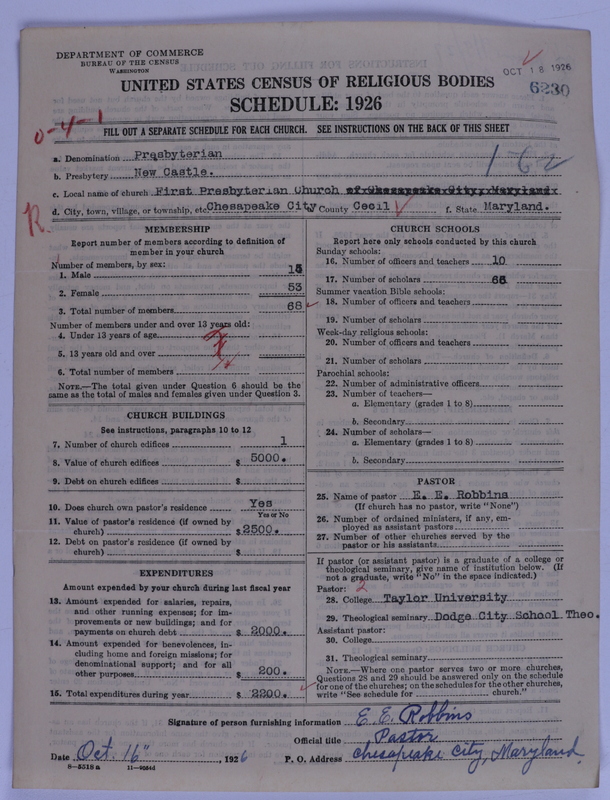 Scan of Presbyterian Church in the United States of America: 6230