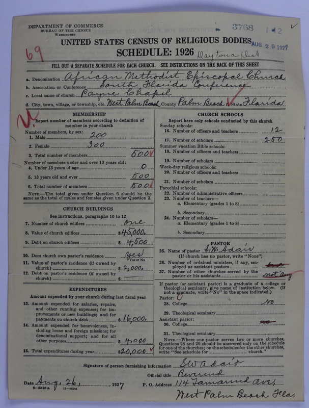 Scan of African Methodist Episcopal Church: 3768