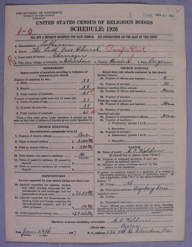Scan of Lutheran Free Church: 388
