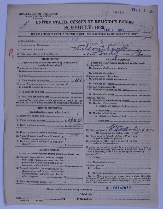 Scan of Negro Baptists: 9078