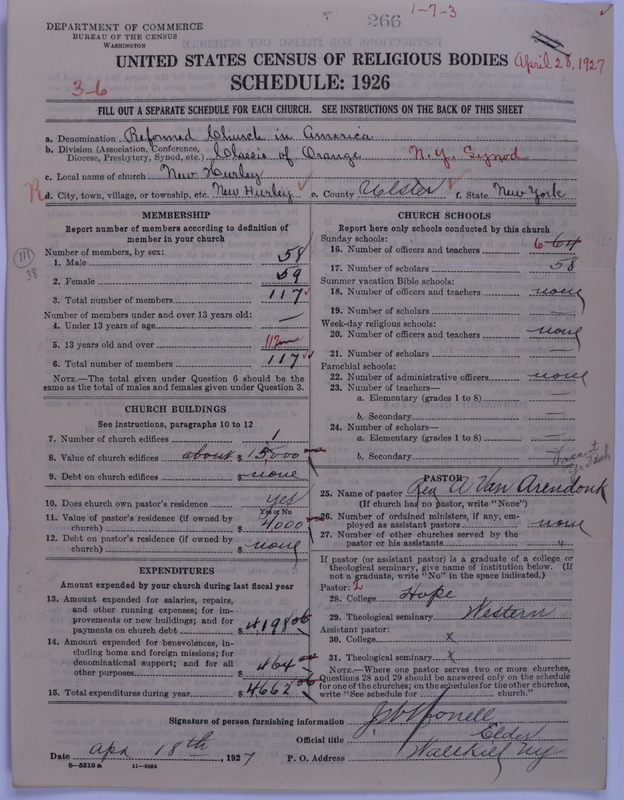 Scan of Reformed Church in America: 266