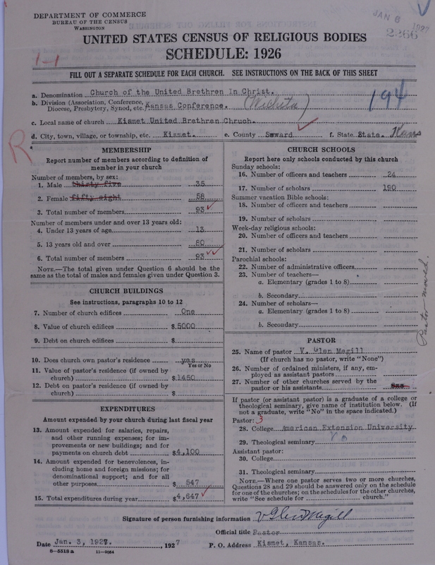Scan of Church of the United Brethren in Christ: 2266