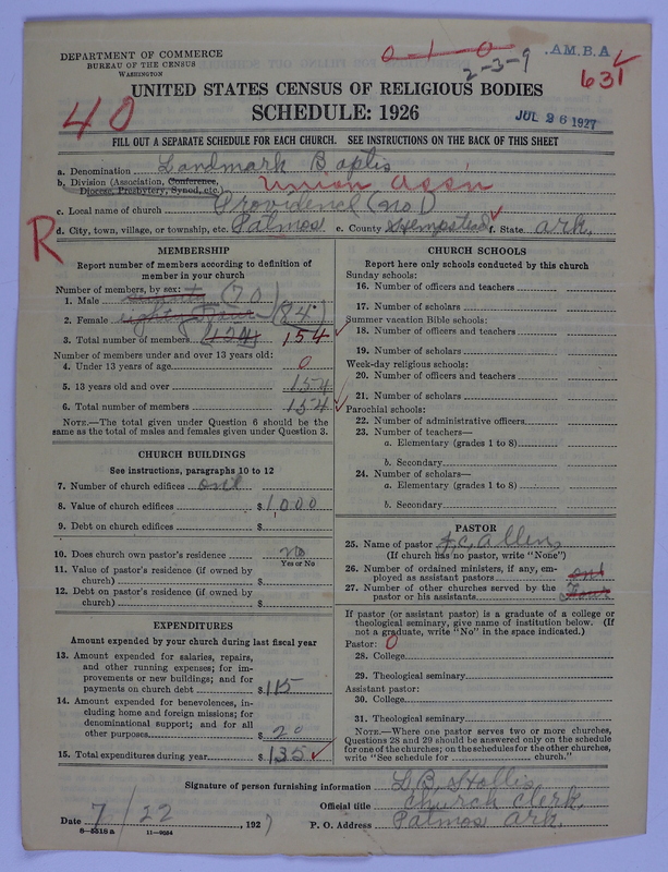 Scan of Landmark Baptist of America: 631