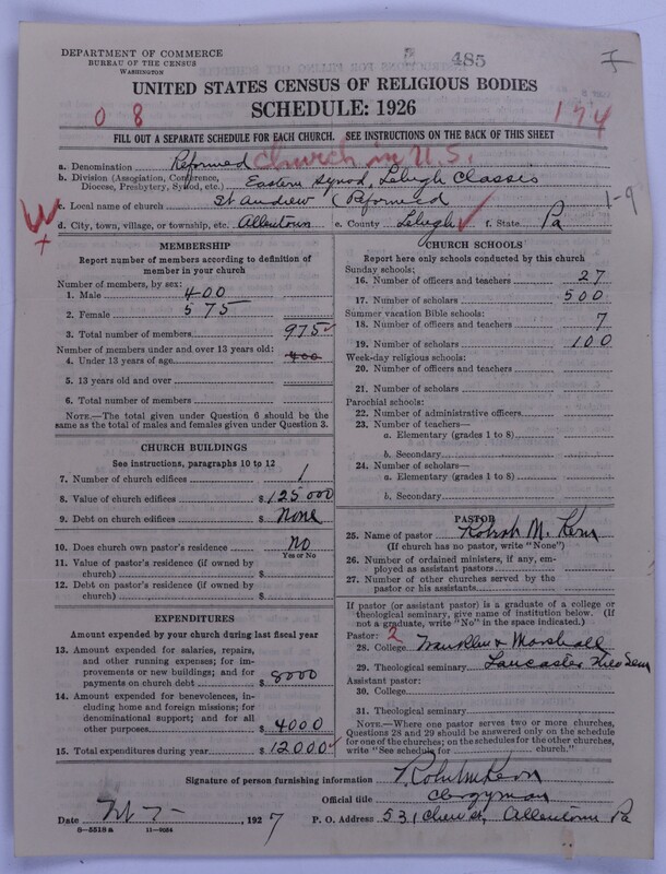 Scan of Reformed Church in the United States: 487