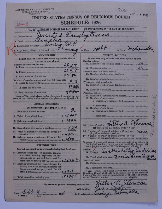 Scan of United Presbyterian Church of North America: 739