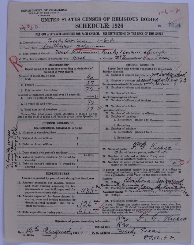 Scan of Presbyterian Church in the United States of America: 7694
