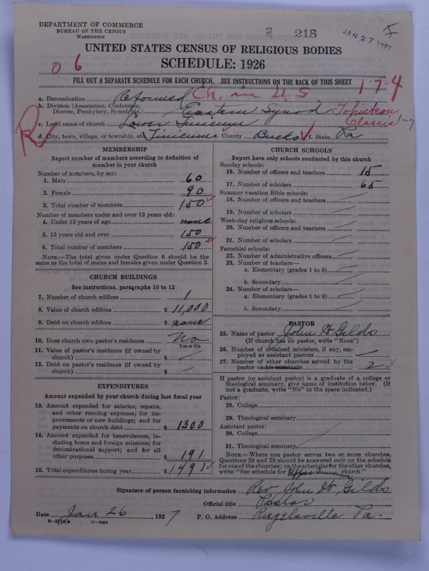 Scan of Reformed Church in the United States: 218
