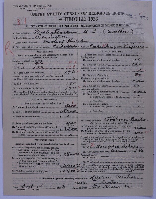 Scan of Presbyterian Church in the United States: 462