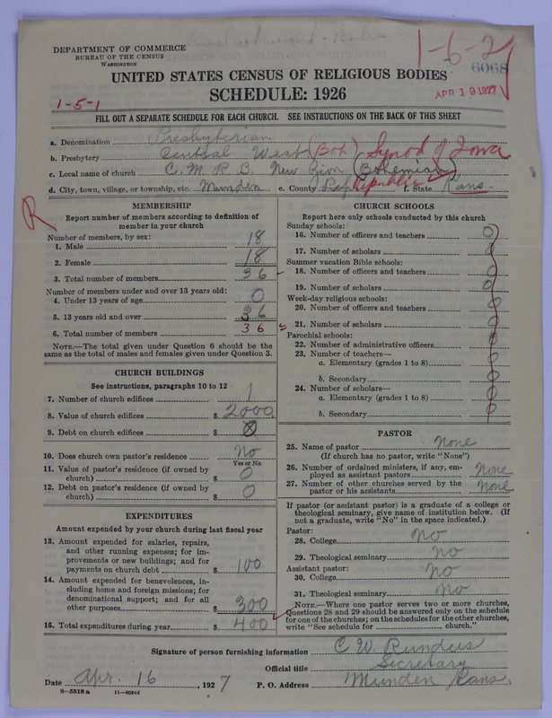 Scan of Presbyterian Church in the United States of America: 6068