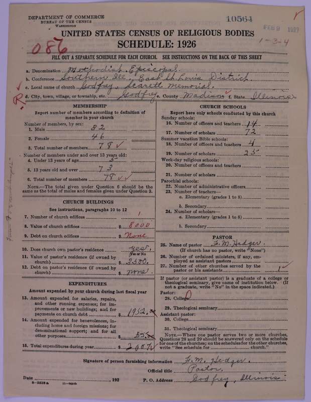 Scan of Methodist Episcopal Church: 10564