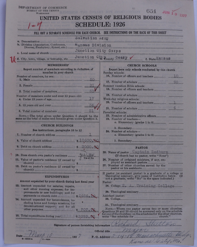 Scan of Salvation Army: 651
