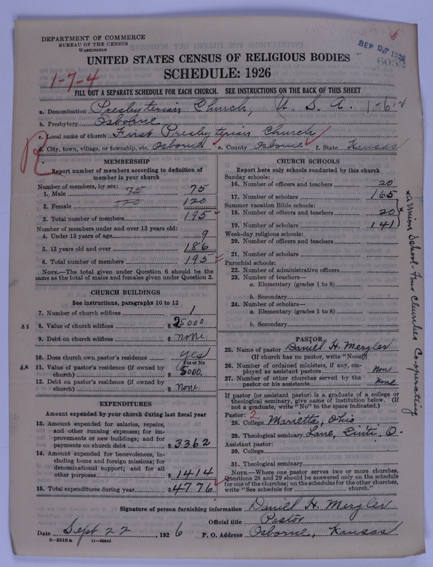 Scan of Presbyterian Church in the United States of America: 6052