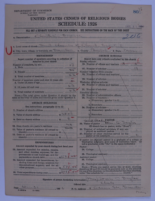 Scan of Church of Christ, Scientist: 805