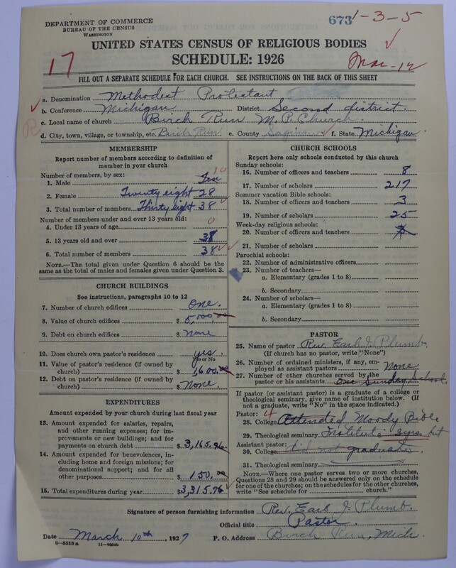 Scan of Methodist Protestant Church: 673